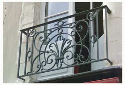 Balustrade, sierlijke leuning in gietijzer - Thumbnail 3
