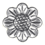 Decoratieve rozet gietijzer - 124