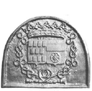 Wapenschild van de markies van Lavardin en Marguerite de Rostaing