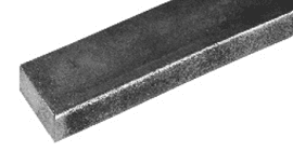 Plat staal 20x12 mm