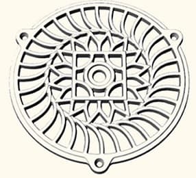 Ronde grille DIAM180