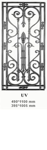 Deurrooster gietijzer — Referentie UV