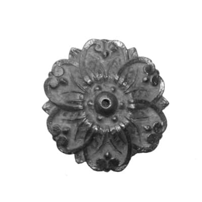 Decoratieve gietijzeren rozet - Hibiscus