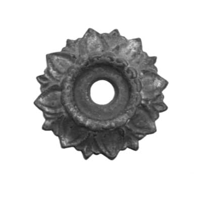 Decoratieve rozet van gietijzer - Zonnebloem